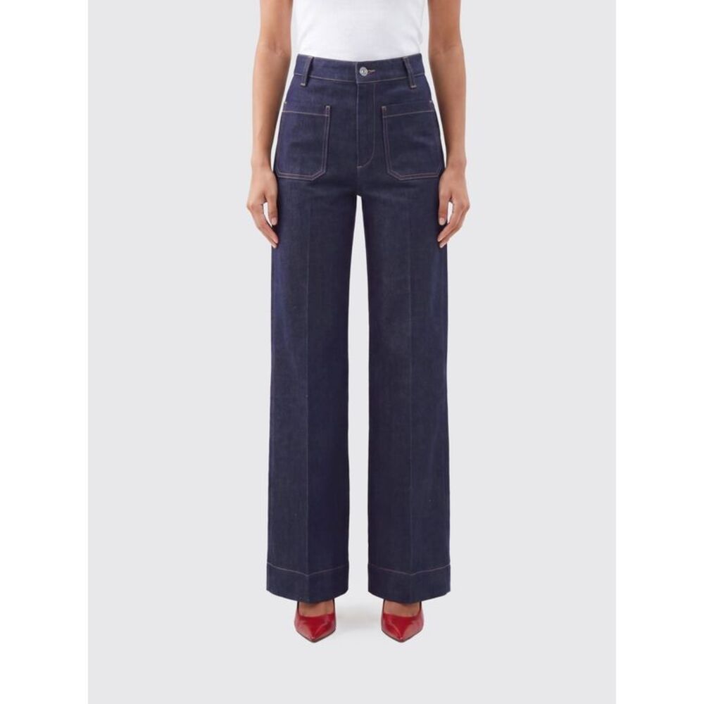 Victoria Victoria Beckham Jeans Woman Blue
